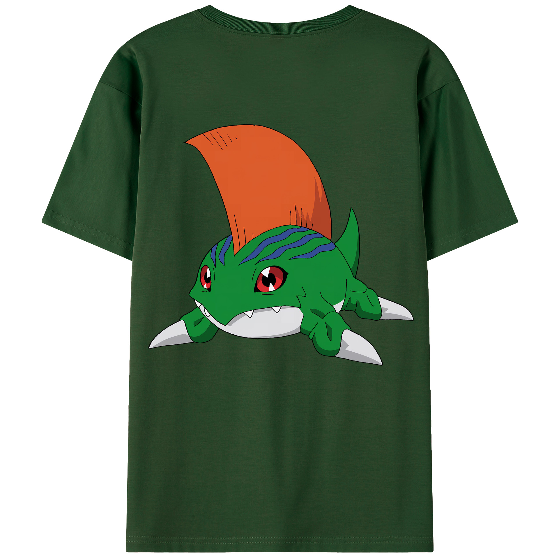 （画像用） Digimon デジタルモンスター/デジモン 綿100％半袖Tシャツ（背面プリント）